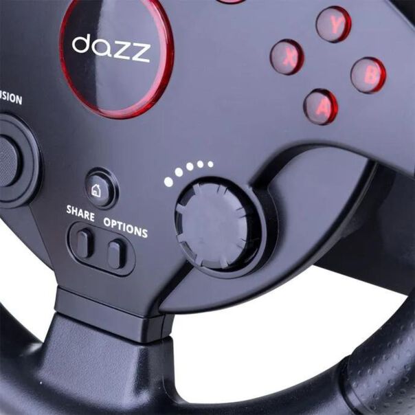 Volante e Pedal Force Driving T6 Dazz Ps4 Ps5 Xbox Pc image number null