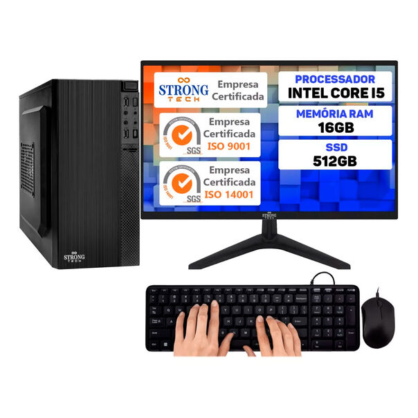 Pc Computador Completo I5 16gb Ssd 512gb Mon 17 Strong Tech image number null