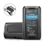 Bateria V-mount Zifon Zf-bp360 Broadcast 360wh - 14.8v Com Saída D-tap (24300mah)