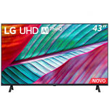 Smart TV 43 Pol LG 4K UHD ThinQ AI 43UR7800PSA HDR Bluetooth Alexa Google Assistente Airplay2 3 HDMIs - Preto