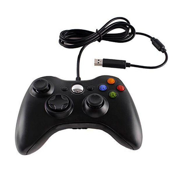 Controle Joystick Para Xbox 360 - Pc Com Fio 2m Usb image number null