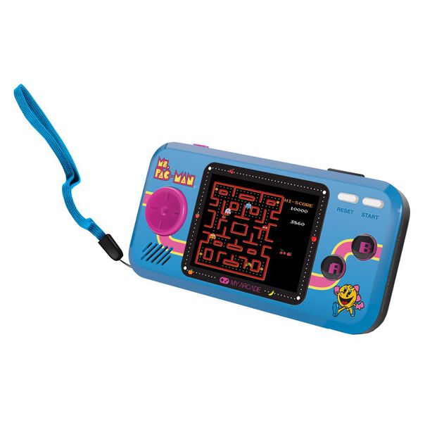 Console portátil My Arcade Gamer retrô Ms. Pac-Man Pocket Player Dreamgear DGUNL-3242 Azul image number null