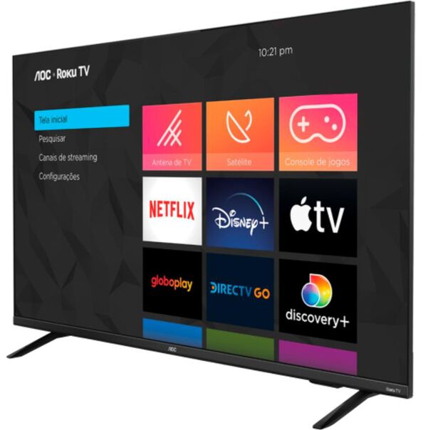 Smart Tv 43” Aoc Led Roku Wifi Full HD image number null