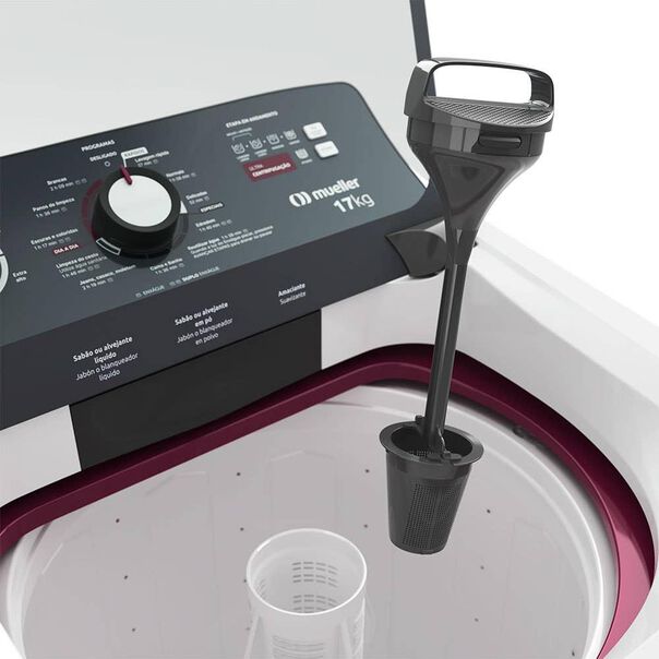 Máquina De Lavar Mueller 17kg Com Ultracentrifugação E Ciclo Rápido Mla17 220v - Branco image number null