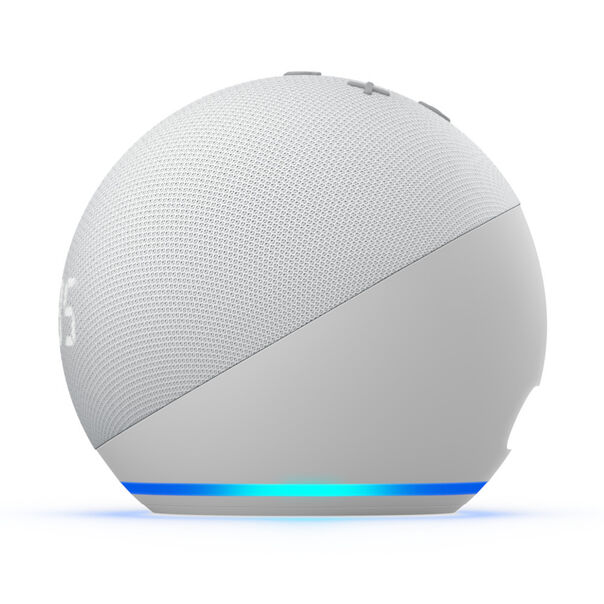 Smart Speaker Amazon com Alexa e Relógio Echo Dot 4 Geração Branco image number null