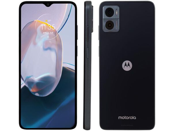 Smartphone Motorola Moto E22 32GB Grafite 4G 2GB RAM 6 5” Câm. Dupla + Selfie 5MP Dual Chip  - 32GB - Grafite image number null