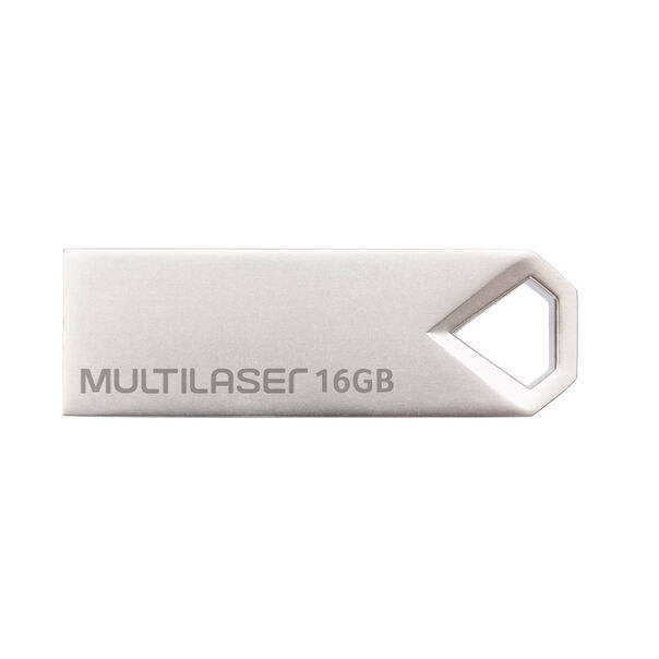 Pen drive Multilaser Diamond 16GB USB 2.0 Metálico - PD850 PD850 image number null