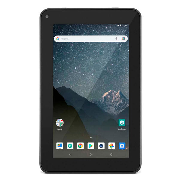 Tablet Multilaser M7S Lite 1GB 8GB Quad Core Wi-Fi Tela 7 Pol. Android 8.1 Preto  - NB296 NB296 image number null