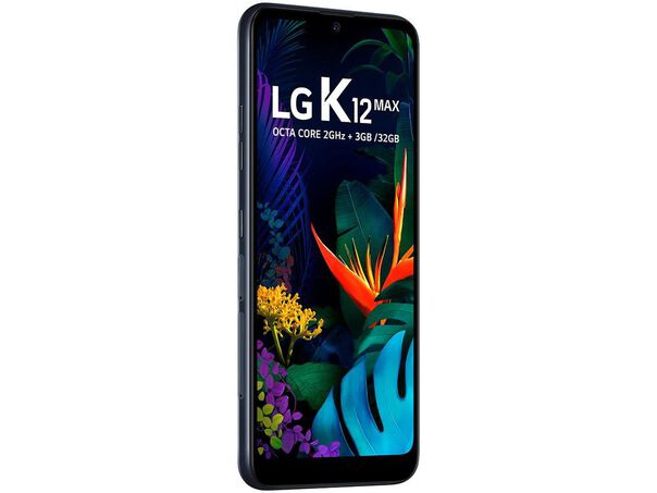 Smartphone LG K12 Max 32GB Preto 4G Octa Core 3GB RAM Tela 6 26” Câm. Dupla + Câm. Selfie 13MP image number null