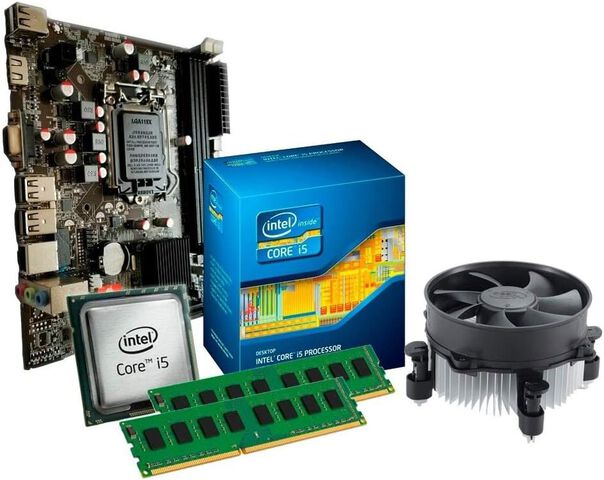Kit Upgrade Intel I5 Segunda Placa Mãe H61 1155 Ram 8GB DDR3 image number null