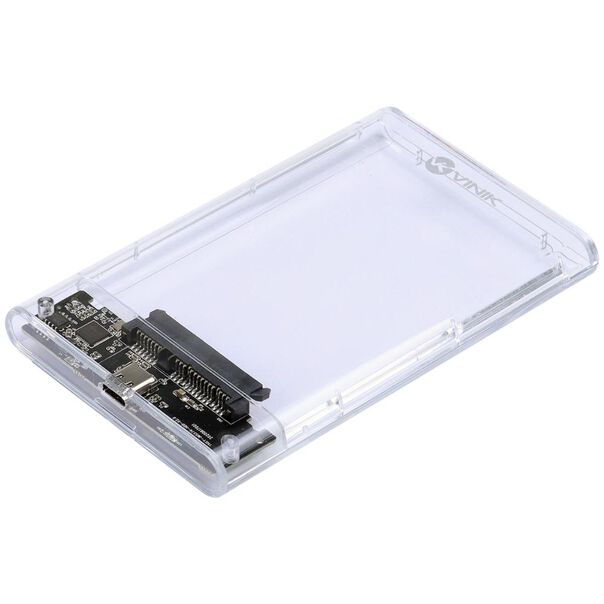 Case Externo para HD 2.5 ” USB Tipo C TYPE C 3.1 Acrilico - CH250AC image number null