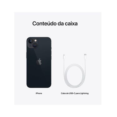 Apple iPhone 13 128GB Meia-noite Tela 6 1” 12MP  - 128GB - Meia  Noite image number null