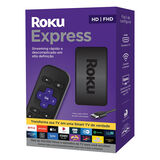 Roku Express Full HD Streaming Player com Controle Remoto - Preto - Bivolt