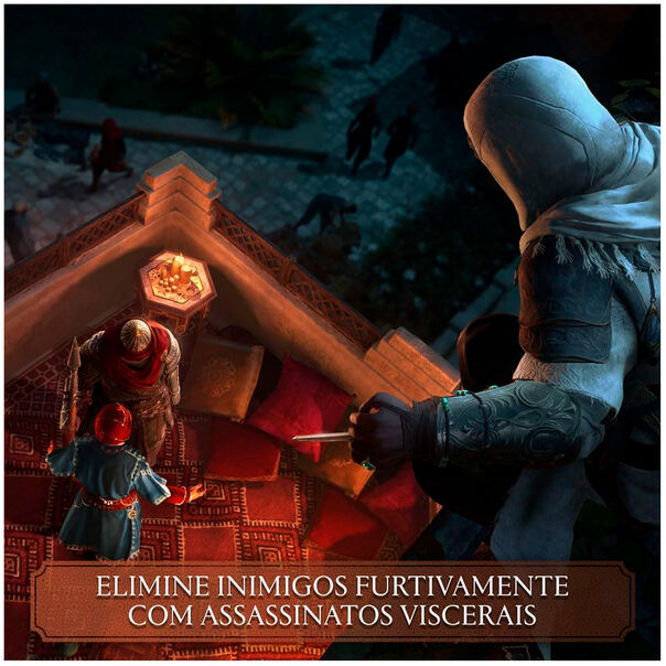 Jogo Assassins Creed Mirage Standard Edition Playstation 4 Mídia Física - Azul image number null