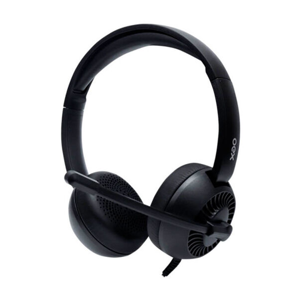 Headset com Microfone OEX HS104 USB + P3 - Preto image number null