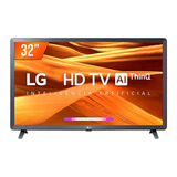 Smart TV LG 32 LED HD USB HDMI Wi-fi Bluetooth HDR 10 ThinQ Ai Google Assis. Alexa 32LQ621CBSBAWZ Preto