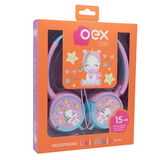 Headphone Fone Infantil Dobravel Colorido Unicornio Kids