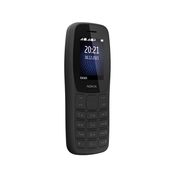 Celular Nokia 105 Dual Chip + Rádio FM + Lanterna + Jogos pré-instalados - Preto - NK093 NK093 image number null