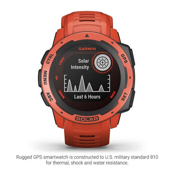 Smartwatch Garmin Instinct Solar Flame Red 010-02293-21 image number null