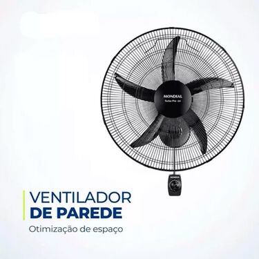 Ventilador de Parede Mondial 50cm NVP-PRO-50 127v - Preto - 110V image number null
