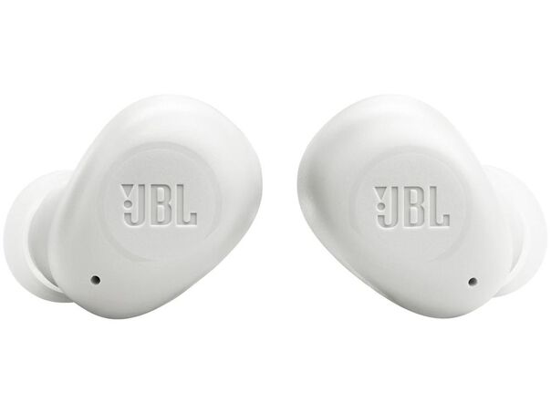 Fone de Ouvido Bluetooth JBL Wave Buds Intra-auricular com Microfone Branco - Branco image number null