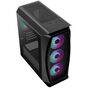 Gabinete Gamer Aerocool Aero One Mini Frost 4 Fans RGB Mini Tower Preto Micro-ATX