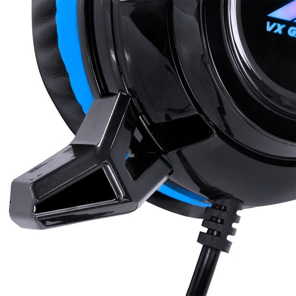 Headset VX Gaming Taranis V2 P2 com Microfone - Preto e AZUL image number null