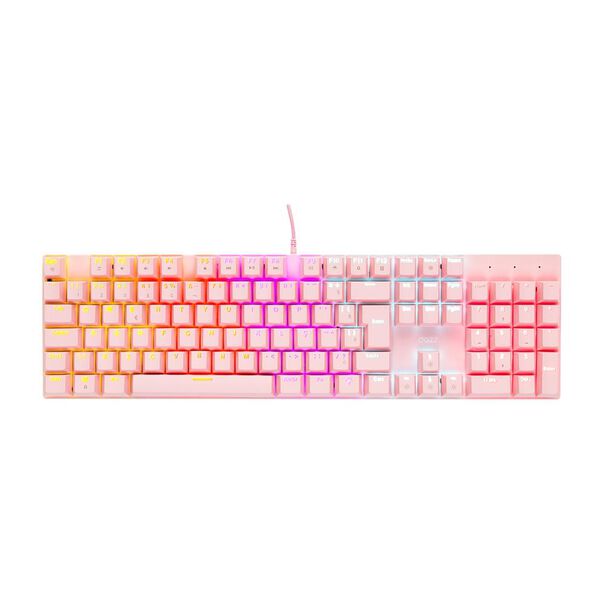 Teclado Mecânico Gamer Dazz Orion Essential RGB Switch YH Blue ABNT2 Rosa D62000132 image number null
