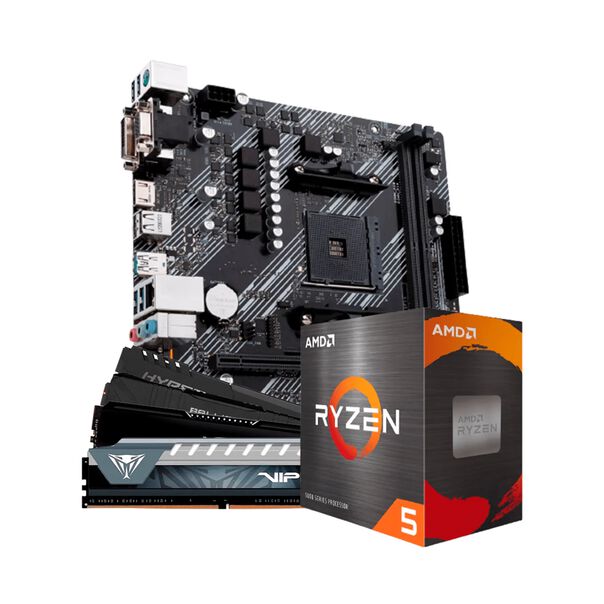 Kit Upgrade AMD Ryzen 5 5600G Placa Mãe A520M DDR4 Memória RAM 8GB 3200MHz image number null