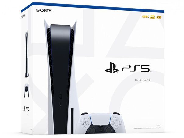 PlayStation 5 825GB 1 Controle Branco Sony + Controle DualSense Midnight Black - Preto image number null
