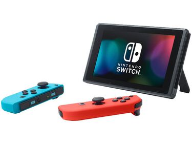 Nintendo Switch 32GB HAC-001-01 1 Controle Joy-Con Vermelho e Azul + Controle sem Fio Joy-Con image number null