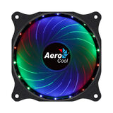 Cooler para gabinete Cosmo 12 FRGB Aerocool 12cm - Preto