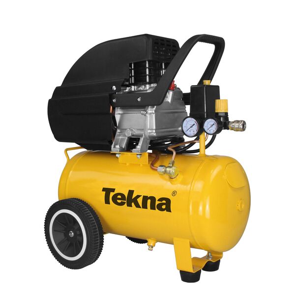 Compressor De Ar Tekna Cp8525-2c 220v/60hz  24l  2 5hp Max  Pressao Max. 8 Bar  Certificado Ul-br 22.0190 - N/a image number null