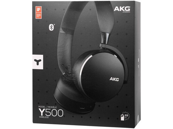 Headphone Bluetooth AKG Y500 Preto image number null