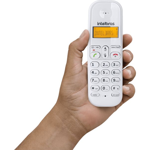 Telefone sem Fio Intelbras TS 3110 Branco image number null