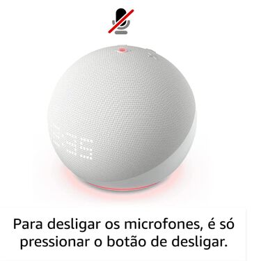 Echo Dot 5ª geração com Relógio | Smart speaker com Alexa image number null