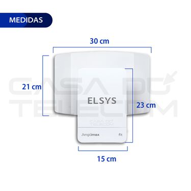 Kit com 3 Roteador Modem Link 4G Amplimax Fit EPRL18 Elsys image number null