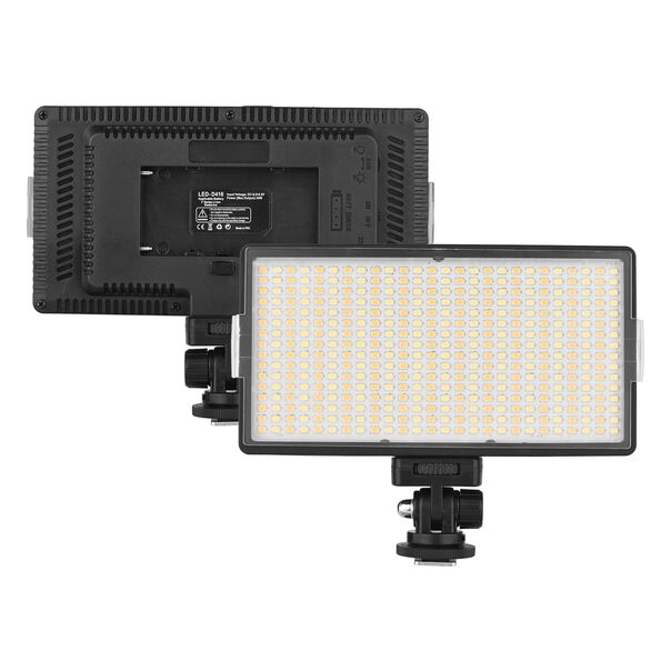 Painel Iluminador Led LED-416 Slim 30W BiColor 3200-5600K Video Light image number null
