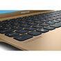 Notebook Positivo Motion C4120F Intel® Celeron® Dual-Core™ 4GB RAM 120GB SSD Windows 11 Home 14” - Dourado - Inclui Microsoft 365