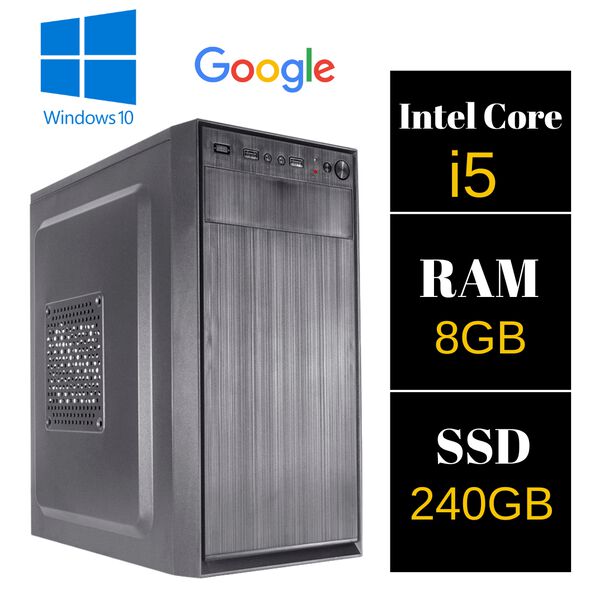 Computador Desktop Intel Core i5 3.40 GHZ 8GB RAM SSD 240GB Barato image number null