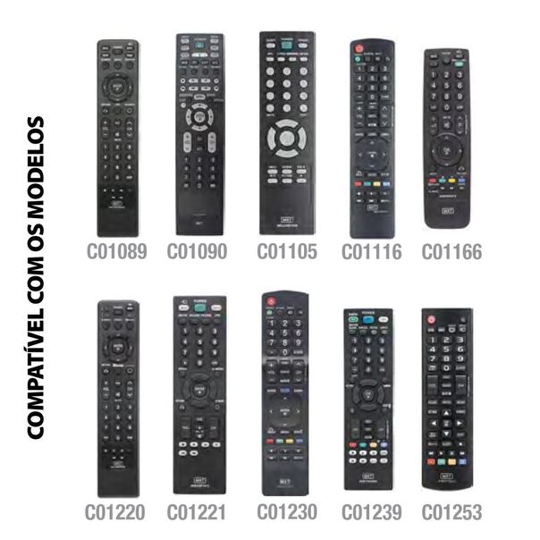Controle Remoto MXT 01286 para SMART TVS Compatível com LG - Modelos Antigos image number null