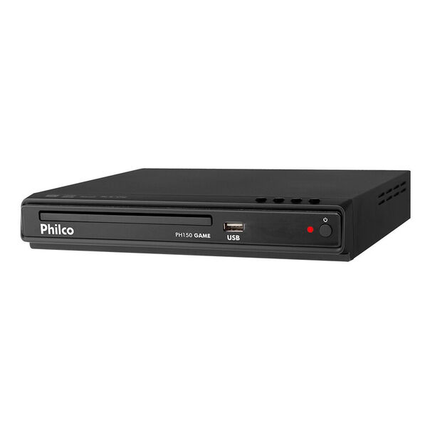 DVD Player Game com Entrada USB Frontal 2 Joystick PH150 Philco - Preto - Bivolt image number null