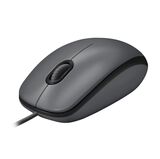 Mouse Logitech M100 Com Fio Usb Preto Ideal Para Home Office