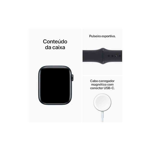 Apple Watch SE GPS + Cellular em Alumínio 40mm Pulseira Esportiva - Preto image number null