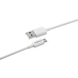 Cabo USB Micro USB 1.2M PVC Branco - Intelbras Euab 12PB