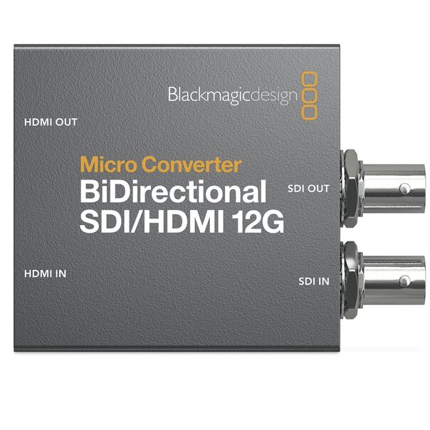 Micro Conversor Blackmagic Bidirecional SDI-HDMI 12G (Com Fonte) image number null