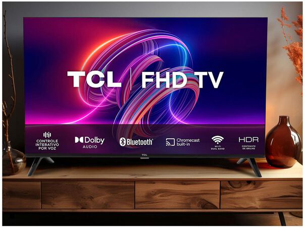Smart TV 43” Full HD LED TCL 43S5400A Android Wi-Fi Bluetooth Google Assistente 2 HDMI 1 USB - 43” image number null