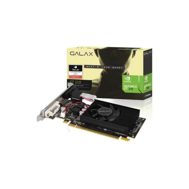 Placa de Vídeo 1GB Galax Geforce GT210 DDR3 64 BITS image number null