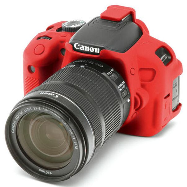 Capa de Silicone para Canon T5i e T4i - Vermelha image number null