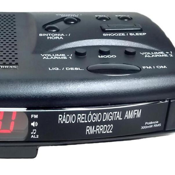 Radio Relogio Digital RM-RRD22 Motobras image number null